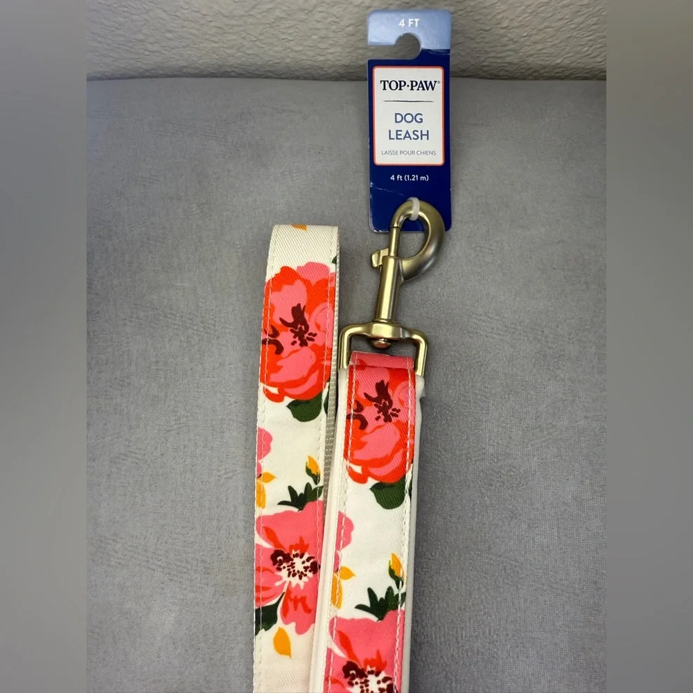 Dog Floral Leash 4ft — Top Paw